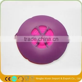 silicone spill stop lid