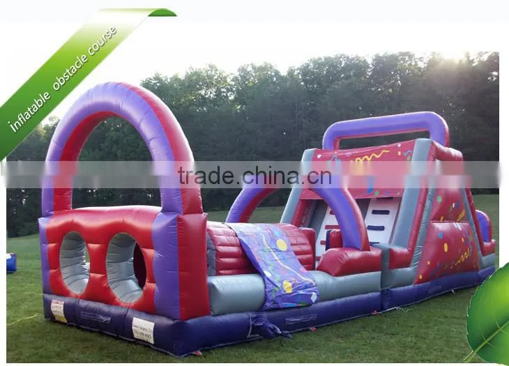 Ultimate fun inflatable obstacle course for children's challenging race,inflatable obstacle course