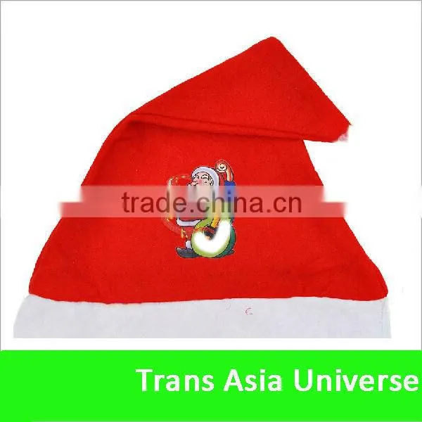 High Quality Custom sequin fabric christmas hat