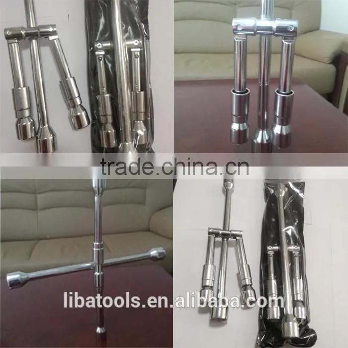 Sales Directly From Factory Carbon Steel Folding Cross Rim Wrench For Cars