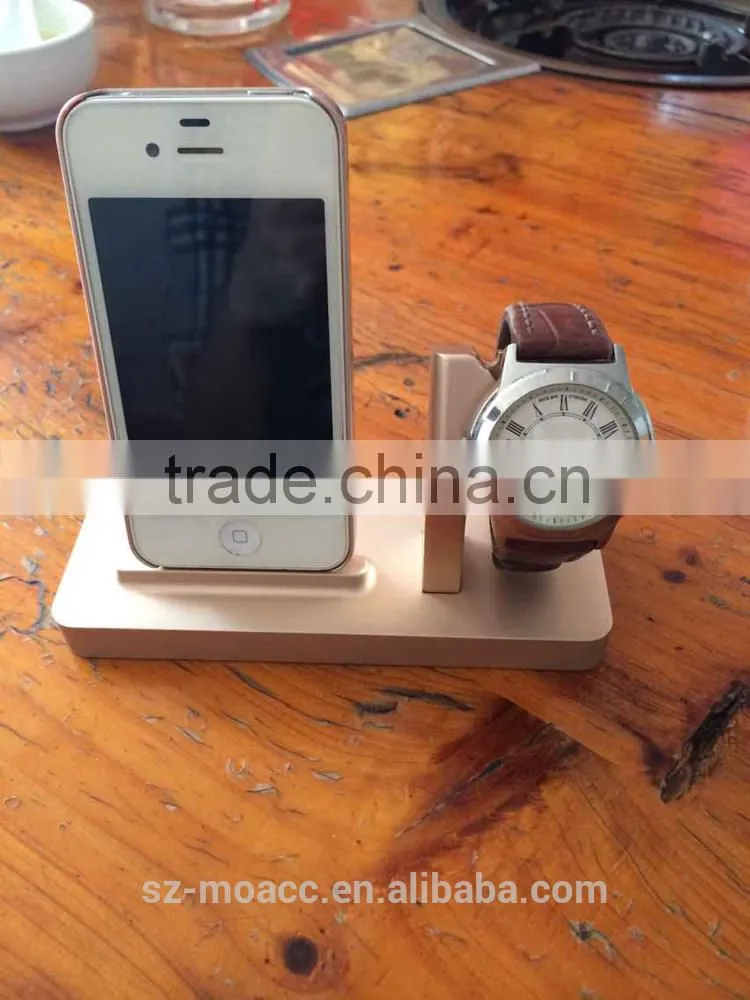 Multifunction for apple watch stand docking,Dual Purpose Stand for apple Watch & for iPhone