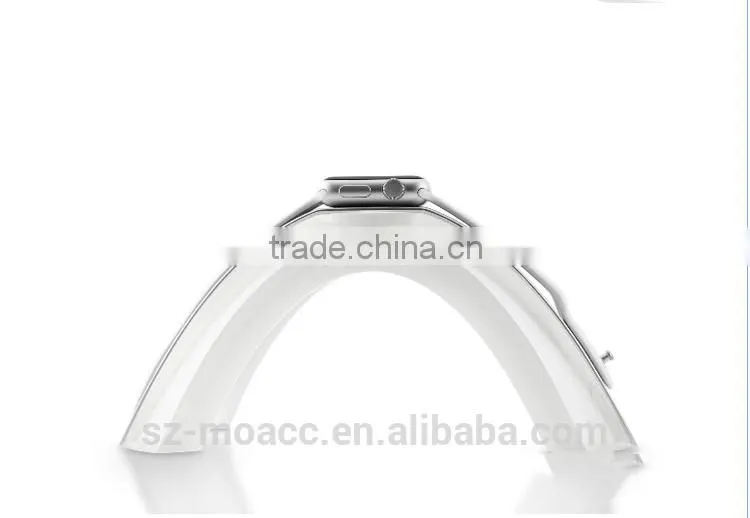Aluminum and acrylic material Rainbow for Apple Watch Stand,Aluminum Display For Apple Watch Charger Stand