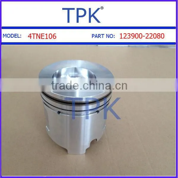 4TNE106 Engine Parts Piston, 123900-22080