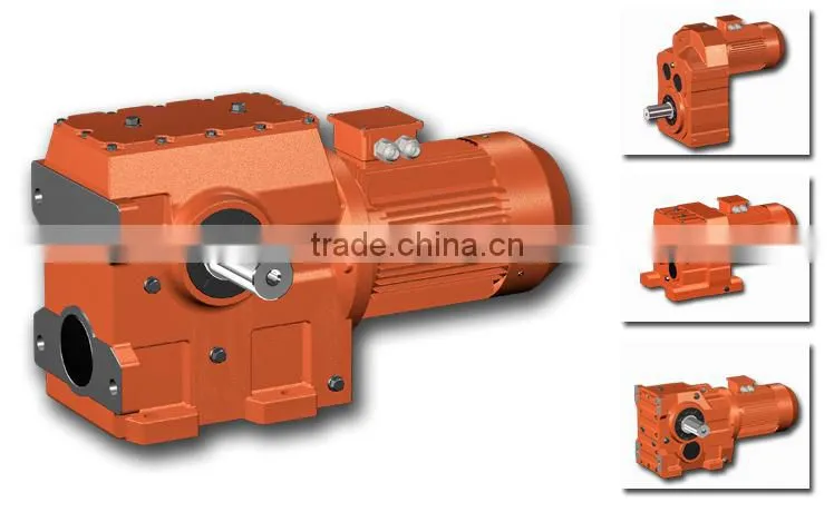helical worm gear speed reducer