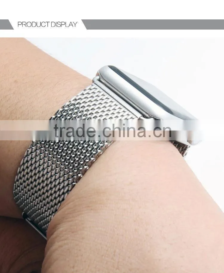 KUCIPA Stainless Steel Watch Band For Iwatch Wrist Strap Watchbands For 38MM Apple Watch MT-4007