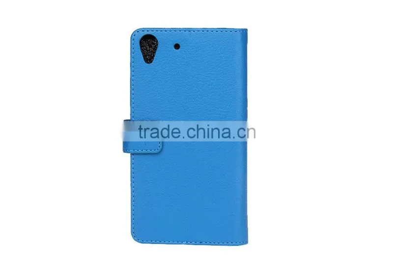 with Photo Frame PU Flip Case for Huawei Y6 Litchi Grain Card Slot Leather Wallet Cover Case MT-5673