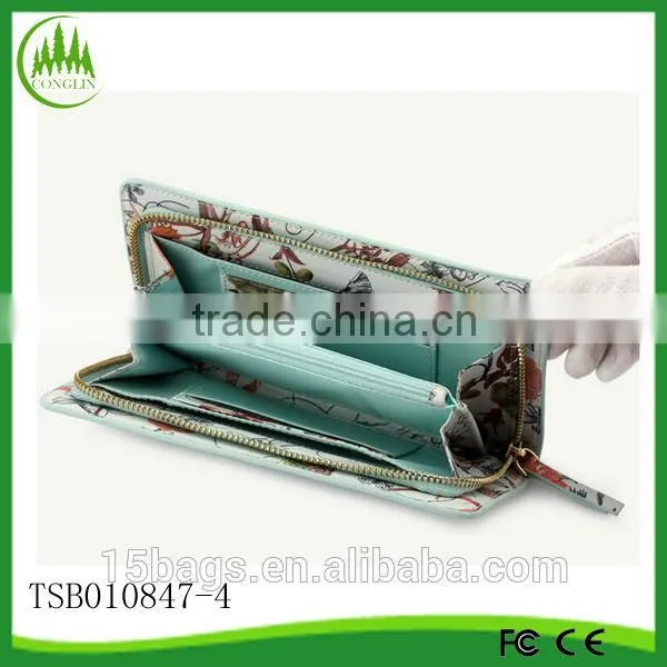 New product exquisite PU leather fashion China supplier ladies pu wallet