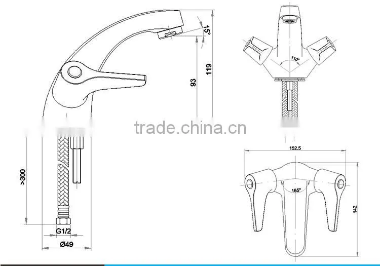 Europe Market Popular Cheap Price Wash Basin Mixer Tap In Foshan