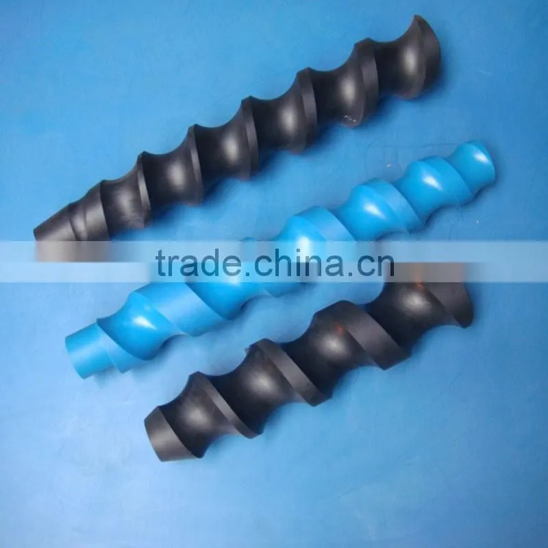 best selling Engineering plastic UHMW-PE nylon conveyer screw supplier china