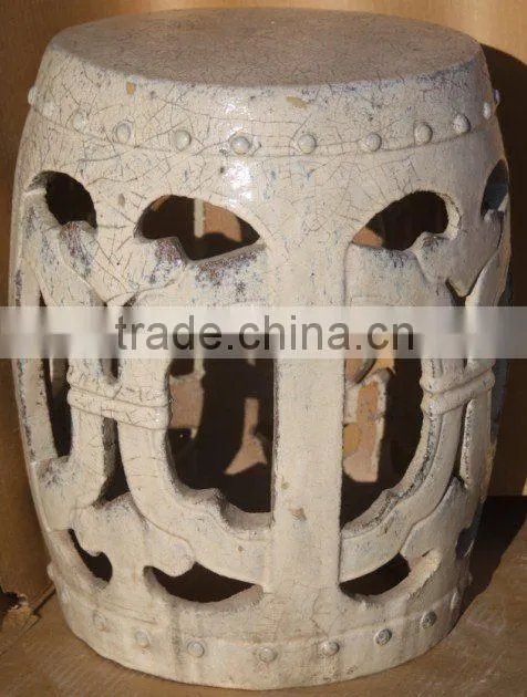 Modern Chinese Ceramic Porcelain decorative Stool