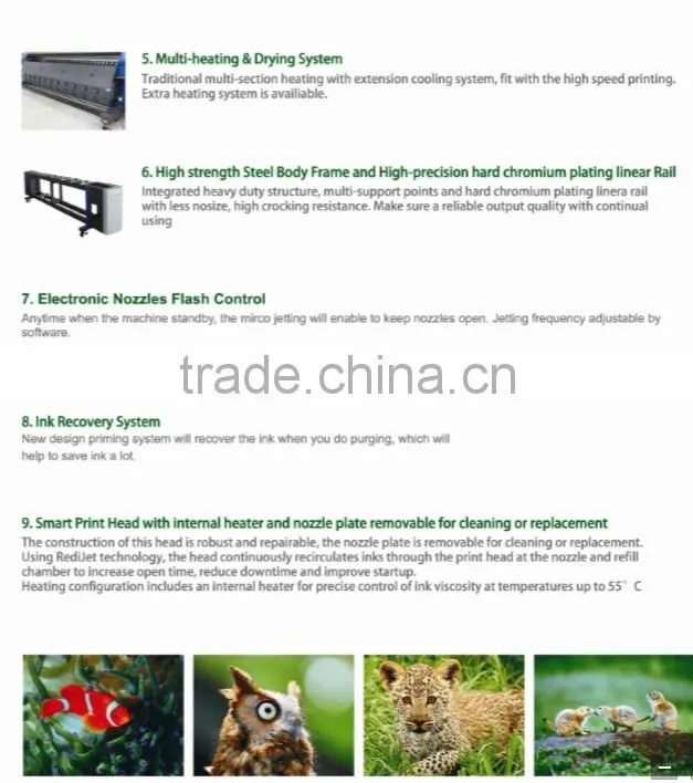 Flora solvent printer on Spectra Starfire printheads LJ320SG