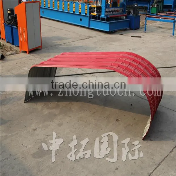 roofing construction machine Auto curved roll forming machine