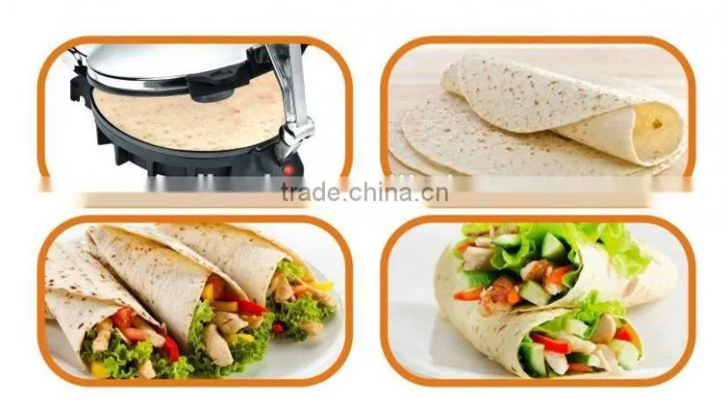 Hot Selling!!! 1500W 12'inch Tortilla Maker/Roti Maker/Chapati Maker