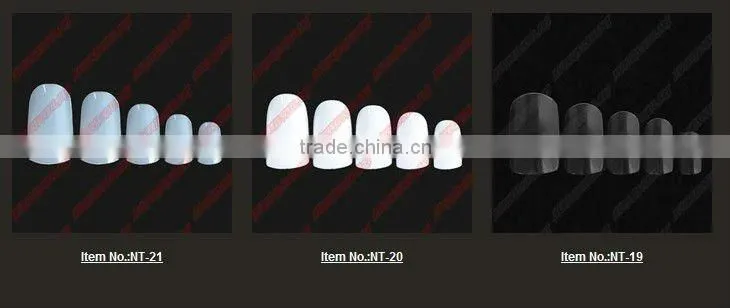 wholesale 100pcs/box&500pcs/bag Natural French Nail Tips False Acrylic Nail Art Tips NT-83/82/85