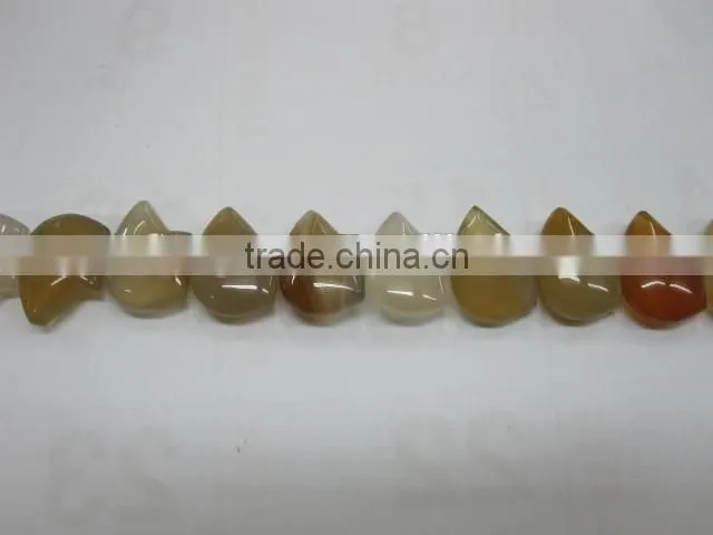 Unique Carved Cute Bear Shape Red Grey Agate for Jewelry and Fashion Accessory