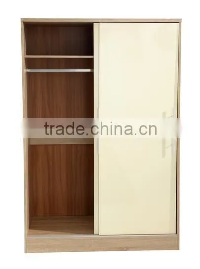 Home Use Black Vienna Two Door Sliding Wardrobe