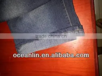 New design short jeans pants for lady