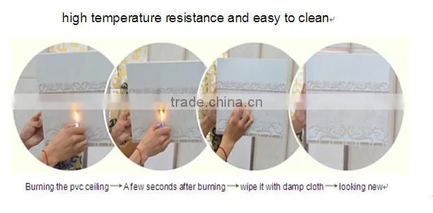 Home decor pvc ceiling panels in china