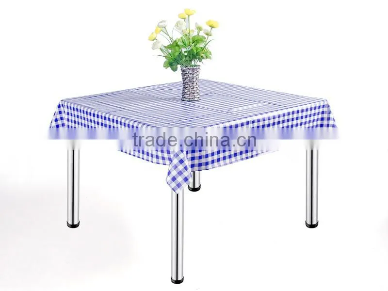 Different backing flannel tablecloth/ PVC with non-woven tablecloth