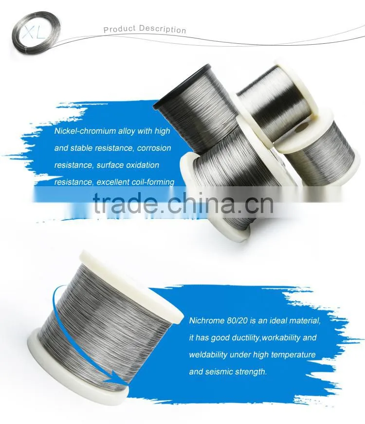 China manufacturer stranded wire,nichrome wire with high tensile