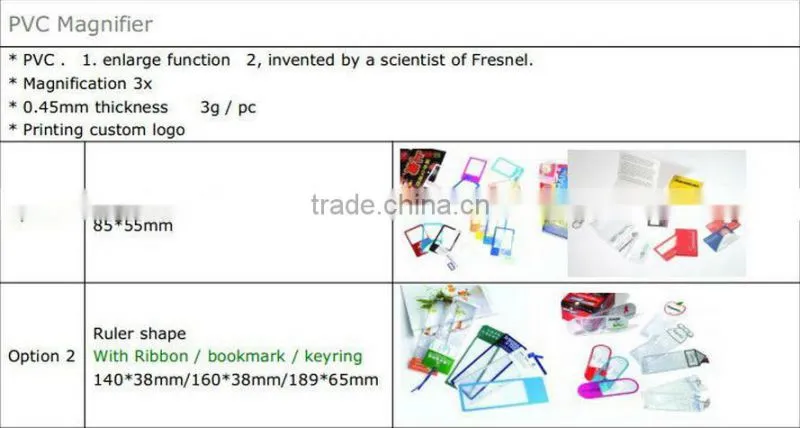 Delicate promotional gifts fancy bookmark / bookmark magnifying glass