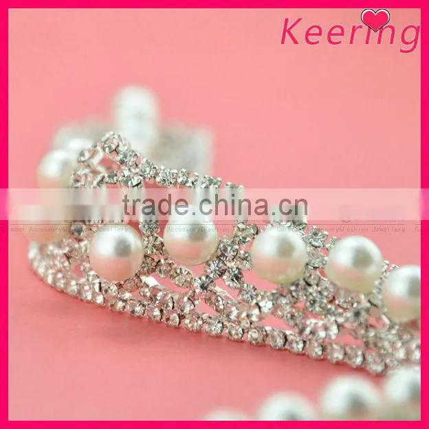 new arrival crystal rhinestone and pearl beads trim wholesale stainless steel chain for dress WRC-200