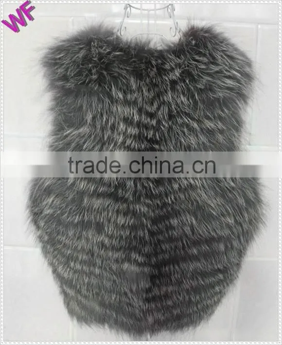 Nice Look Outdoor Fake Fur Vest Women Faux Fur Vest