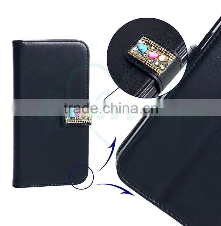 Mobile Phone PU Leather Wallet Case for Samsung Galaxy S6