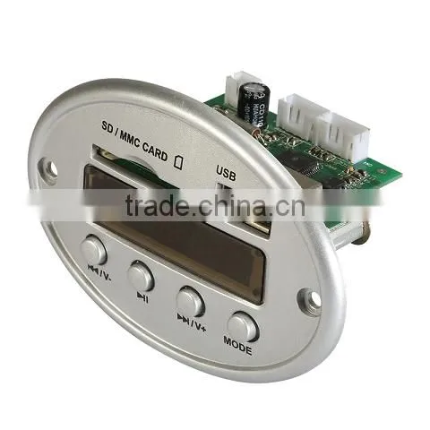 Custom small usb sd car mp3 module silver 5v
