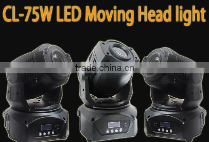 Hot Sale 75W LED Spot Moving Head LED Spot 75W Moving Head Light outdoor led spot light for Sale