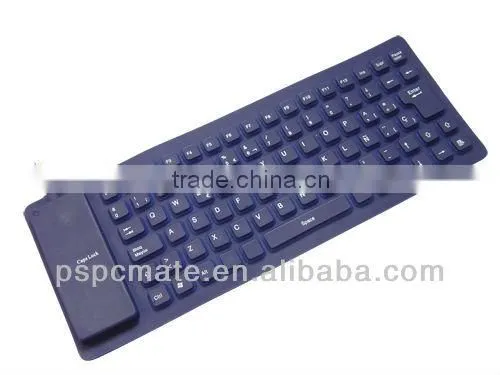 computer silica gel keyboard with led light
