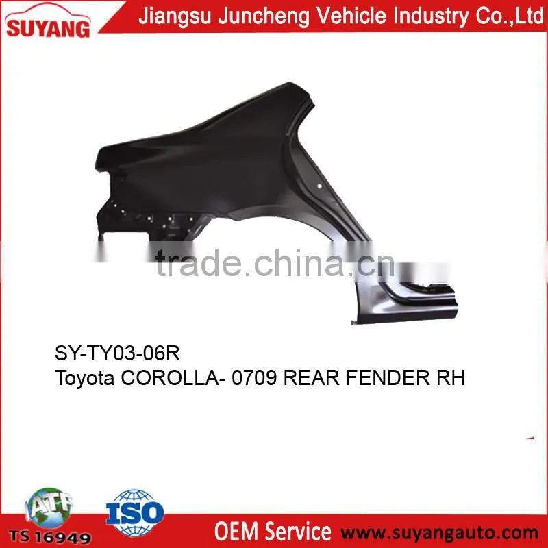 Steel Rear Fender For Toyota Crolla 07-12 Classic Car body Parts