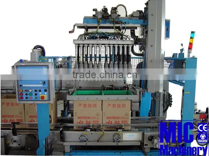MIC-hot sale best quality automatic carton box packing machine cartooning machine bottle cartooning line