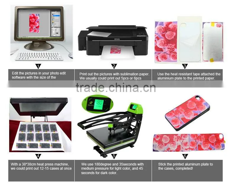 Hot sale sublimation mobile cover hard case for SAMSUNG J1 ACE