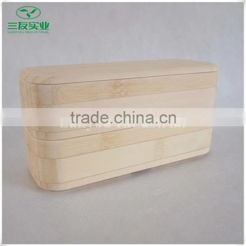 Natural Bamboo Lunch Box with Lid