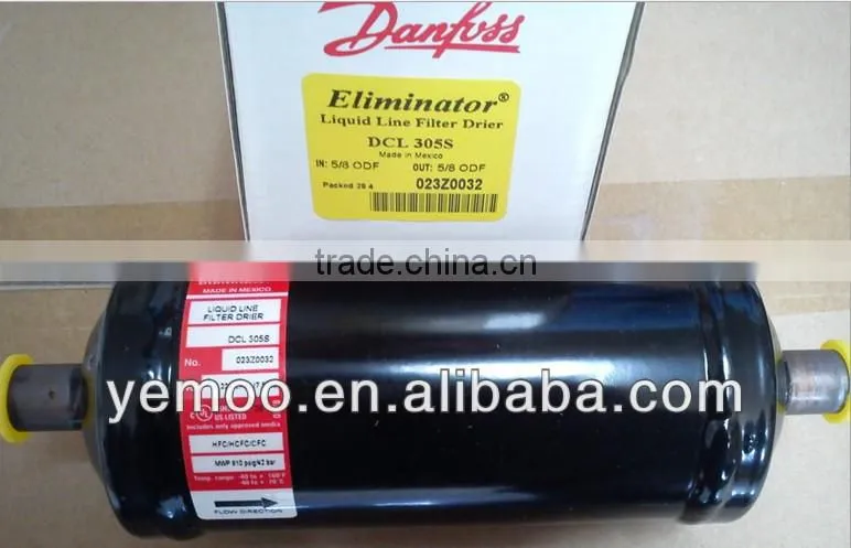 YEMOO high quality refrigerator copper liquid line r404a filter drier