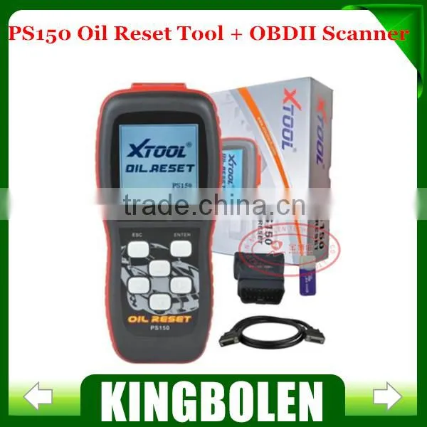 2015 New Original XTOOL PS150 OIL RESET/Oil Inspection/Service Mileage/Service Intervals/Airbag On Asian American European Car