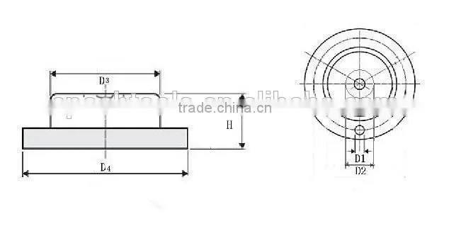 Big top grade Circular level vial