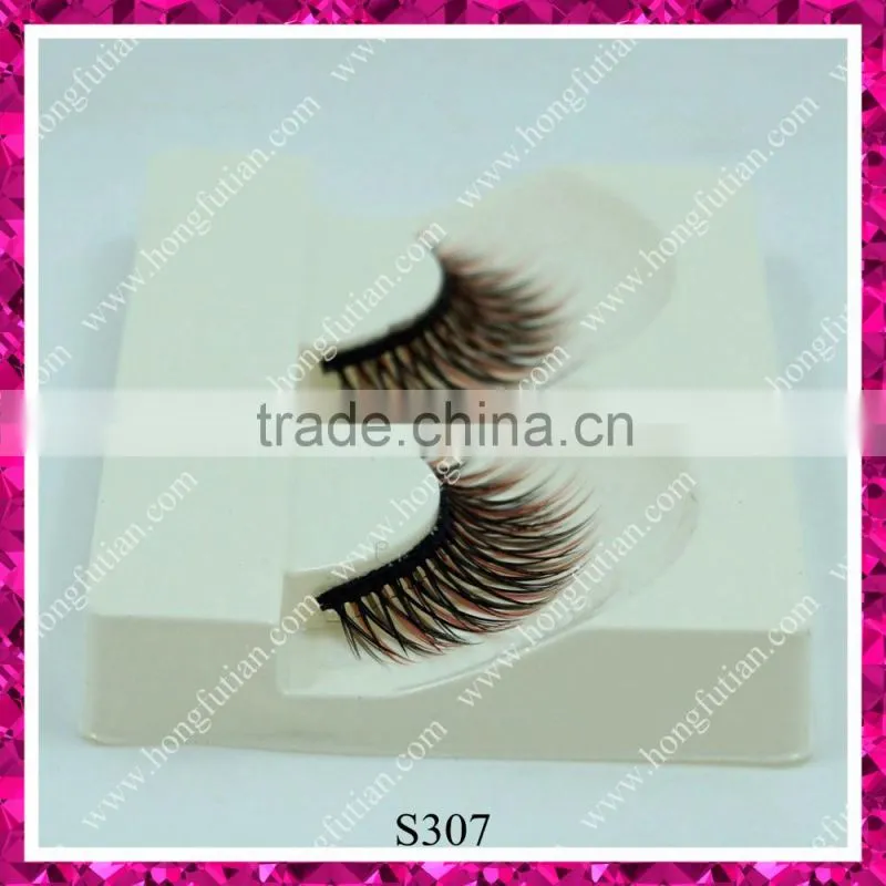 High quality synthetic hair eye lashes individual false eyelashes
