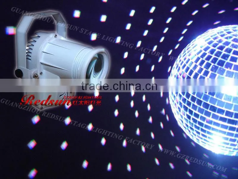 Lowest price and super brightness RGBW professional stage light equipment DMX pinspot LED Mini party effect light
