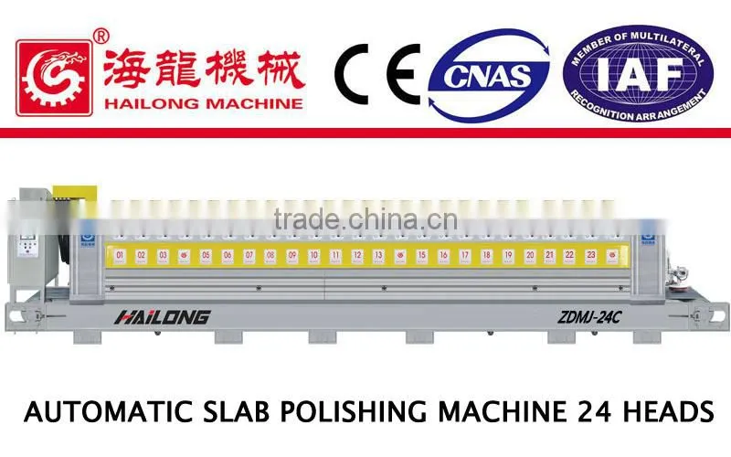 Automatic 24 heads automatic slab stone polisher