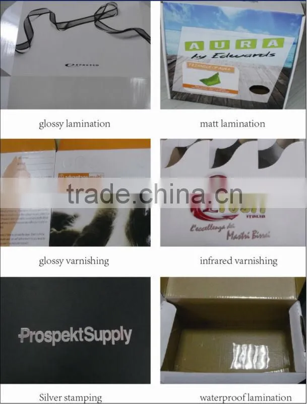 2016 good price art paper gift bag for shopping in China mainland