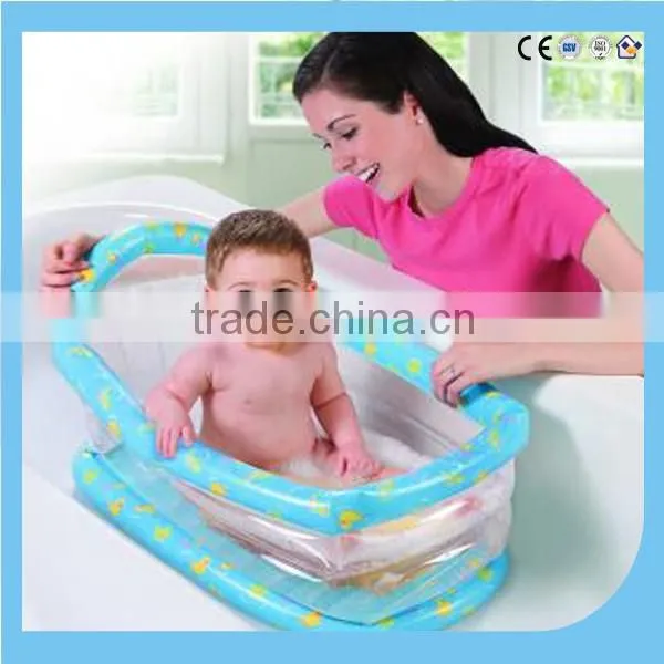 PVC EN71 and EU REACH standard inflatable baby bathtub/kids bathtub/