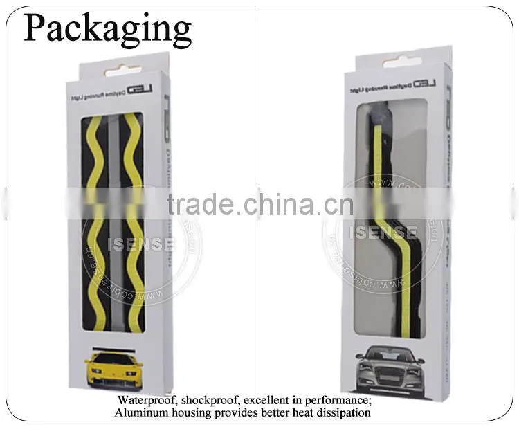 Car exterior accessories 8w led slim 6500k power light for honda city, fit led lights