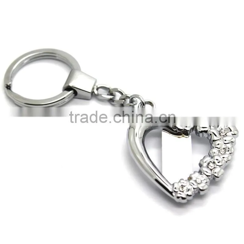 Heart Cute Metal Clip Pendant Keychain