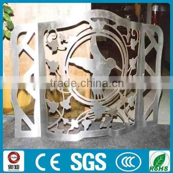 factory low price indoor house elegant black color wrought iron parttion