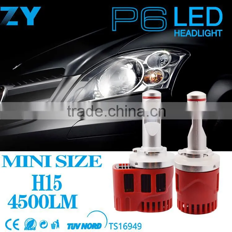 Led Headlight H13 9004 9007 H15 H4 led Plug & Play 50W 4500LM G6 LED HI/LO Beam