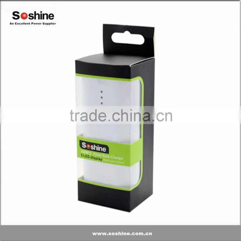 Single USB Power Bank for 18650 battery, portable Powerbank battery case