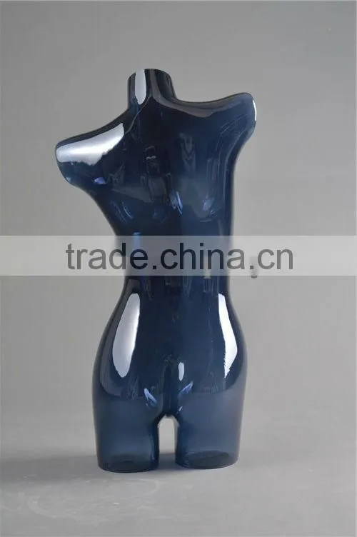 Plastic female torso mannequin