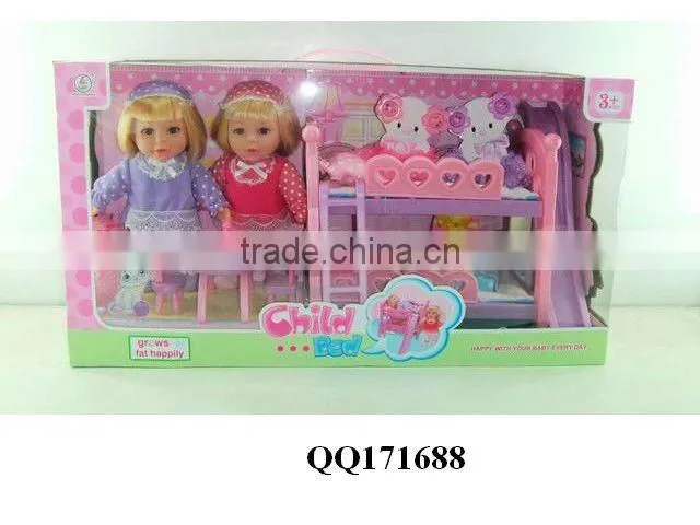 8" lovely baby doll 6pcs